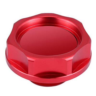 Gorgeri Filler Cap, Aluminum Alloy Filler Cover, Fuel Tank Cap (Red))