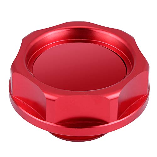 Gorgeri Filler Cap, Aluminum Alloy Filler Cover, Fuel Tank Cap (Red))
