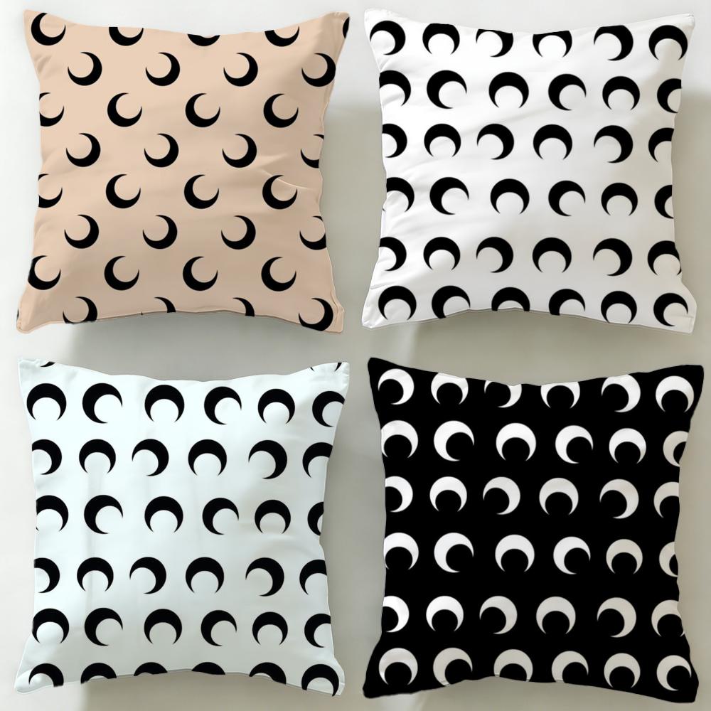 popular fashion brand Marine Serre Cushion Cover Soft EasyWash Pillow Case Versatile for Couch Bed Travel and Office