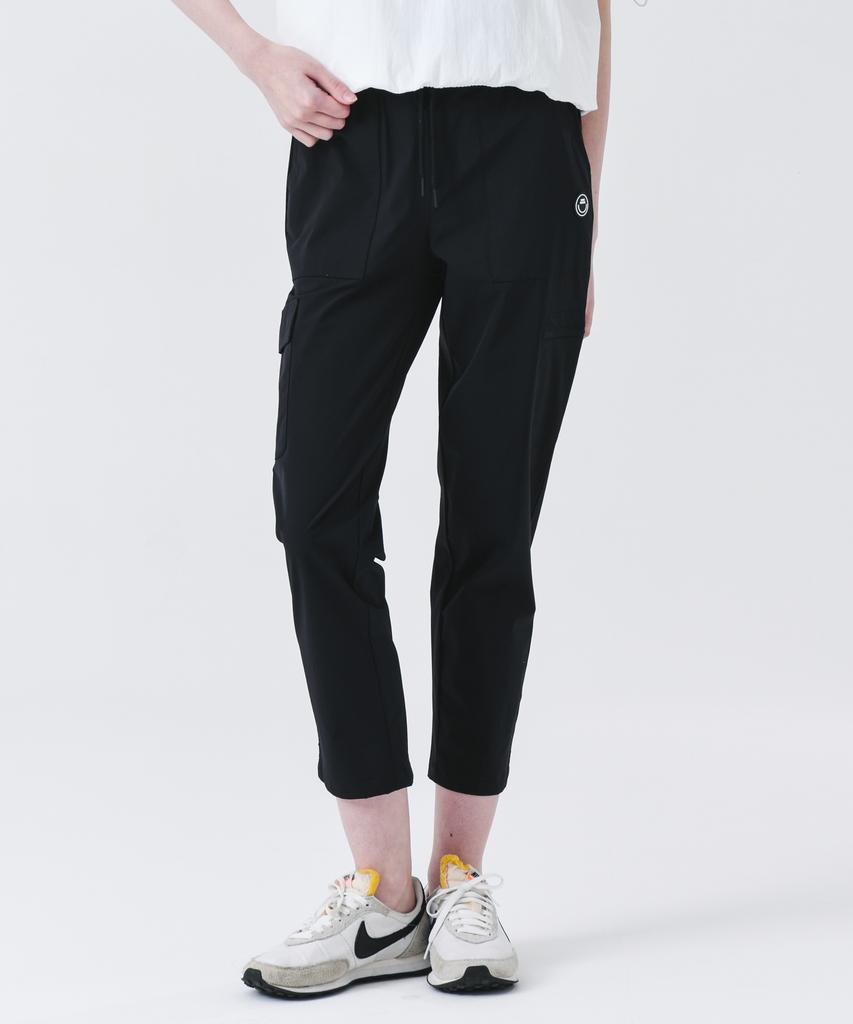 MONBIRDIE GOLF Cooling Cargo Elastic Waist Functional Pants Black