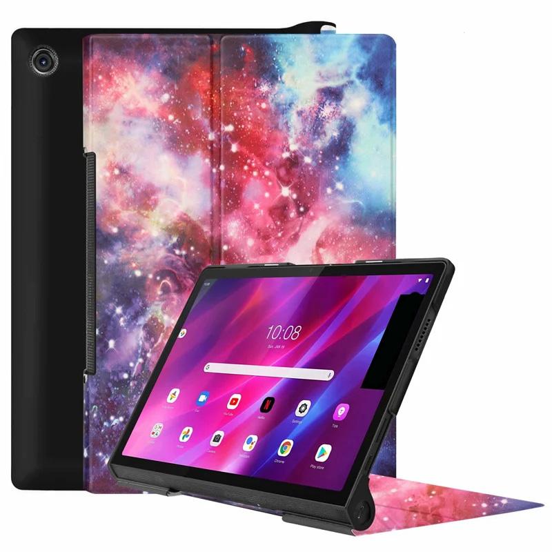 Dla Lenovo Yoga Tab 11 YT-J706F Case Ultra cienka inteligentna obudowa tabletu dla Lenovo Yoga Tab 13 YT-K606F stojak skrzynki pokrywa Funda