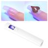 Handheld Gel Nails Light Linear Shape USB Rechargeable Small Digital Display Portable Nail Dryer Lamp for Travel Home