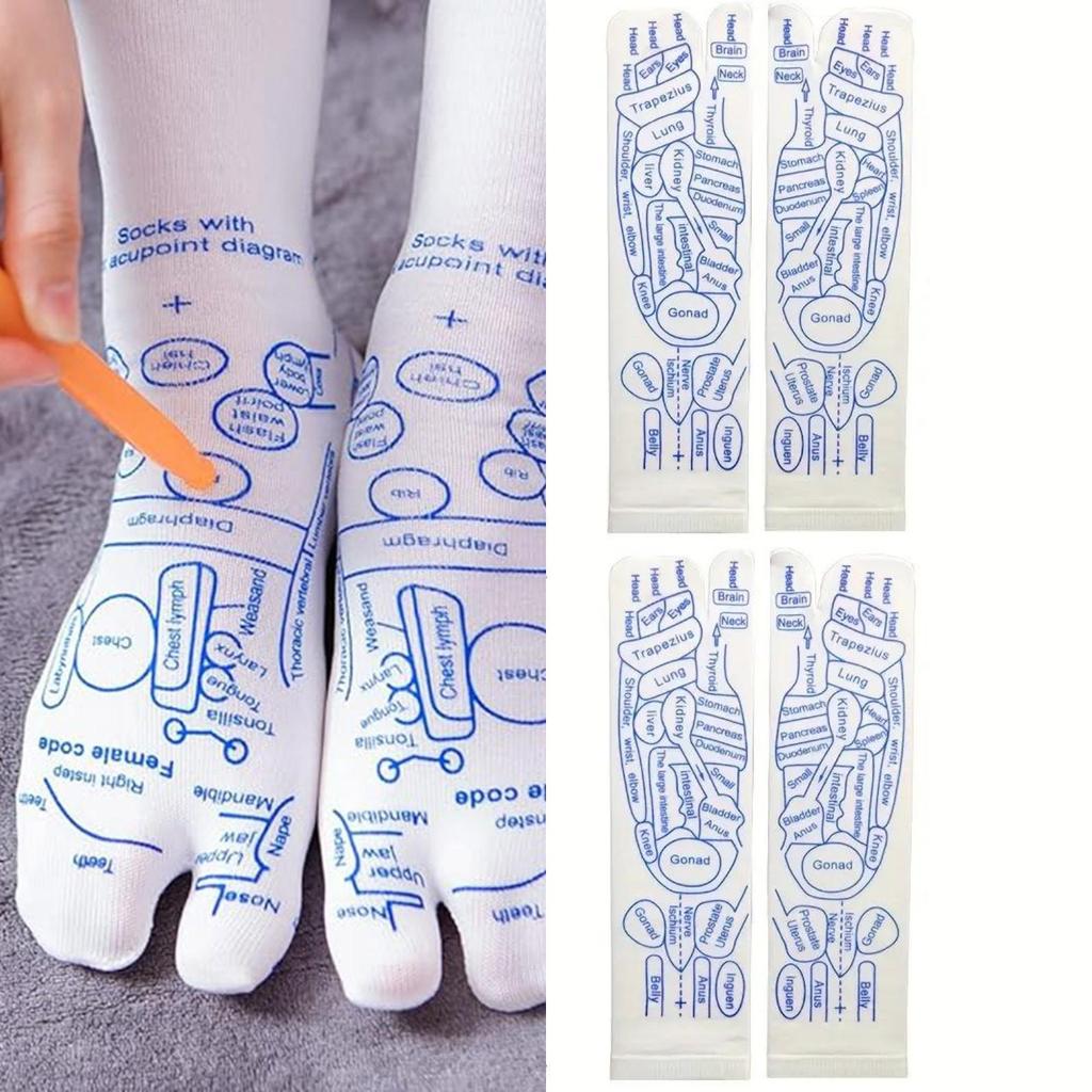 Warp Socks English Acupoint Socks Socks Chinese Heritage Massage Socks