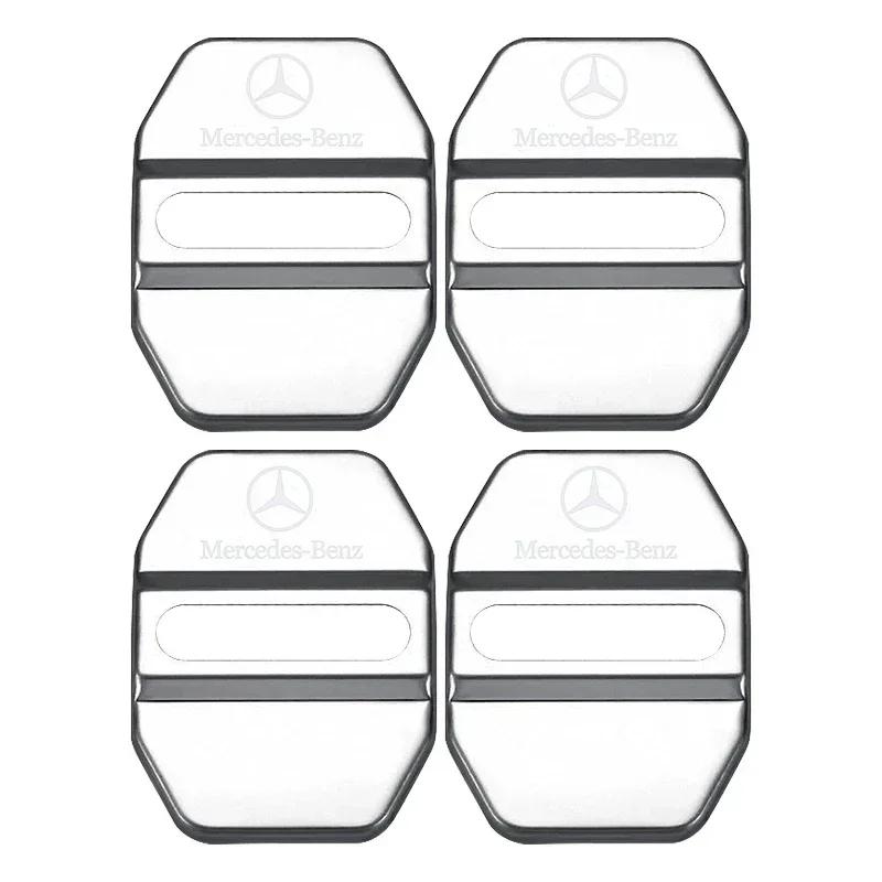 4-teiliges 3D-Türschloss-Abdeckungsset für Mercedes-Benz AMG W206, W204, W205, W212, W213, W221, W222, W223, W251, W464, W240, W211 und GLE