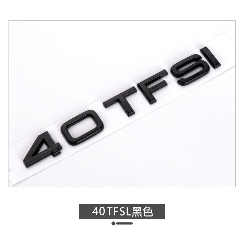 Badge Logo 3D ABS 30 35 40 45 50 55TFSI Lettere Auto Emblema Baule Adesivi Per Audi Q3 Q5 Q7 A5 A6 A7 A8 A1 A2 A3 A4 Accessori