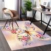 Transformed by His Love butterfly Chair Mat: Office Carpet, Oversized Rug for Home Decor, Sofa Mat, Desk Pad Gift Perfect for Bedroom, Living Room