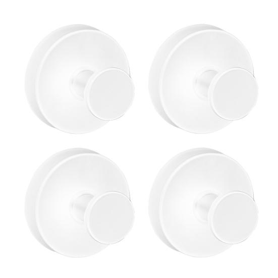 4Pcs Wand Haken Rostfrei Korrosion Beständig Einfache Installation Edelstahl Wasserdicht Saug