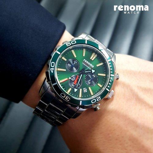 [RENOMA WATCH] RENOMA WATCH Marine Master Diver Watch RE-555GN NONE