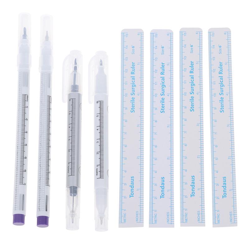 Skin Marker Pen Beauty Eyelash Extension Fixed Point Marker Pen Skin Positioning Marker For Tattoo Eyelash Grafting Tool