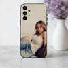 Stunning S-Sydney S-Sweeney Attore Custodia per Telefono Per Samsung Galaxy A73,A72,A71,A70,A53,A52,A51,Cover Nera in Morbido Silicone