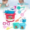 Multicolour Beach Toys Set Reusable Beach Bucket Shovel Water Toys For Children