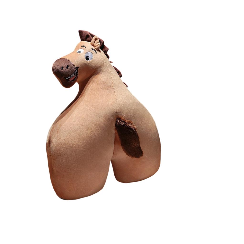 Chinese New Year Horse Mascot Gift For Male Friends, Besties, Abstract Plush Doll