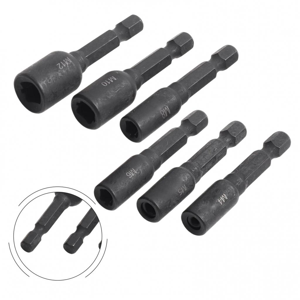 Screw Tap Socket Holder Extension Bar 412mm Set of 6 for Professional Use