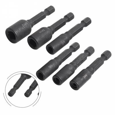 Screw Tap Socket Holder Extension Bar 412mm Set of 6 for Professional Use