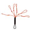 High Strength Paracord Lanyard Multifunctional Anti-lost Braided Woven Keychain Stable Wear-resistant Parachute Cord Carabiner