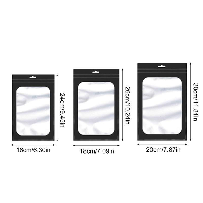100Pcs Self Adhesive Plastic Storage Bags Self Sealing Bags for Organizing Jewelry Small Item Organization Accessories