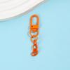 10Pcs Lobster Clasp Spring Buckle With Chains Colored Keychains For Diy Jewelry Making Key Ring Hooks Bags Buckle