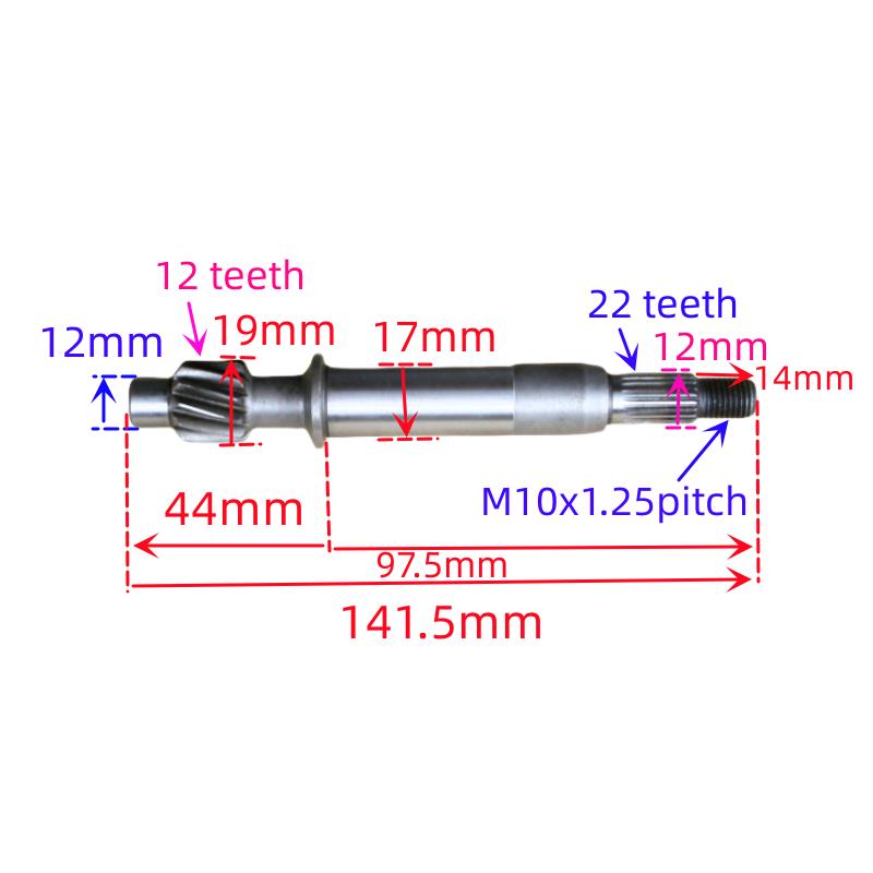 2T Two-stroke Engine DIO50 Is Suitable for Honda 17 18 27 28 ZX34 35 CK50 Pulley Rear Axle Transmission Gear Variable Speed Gear