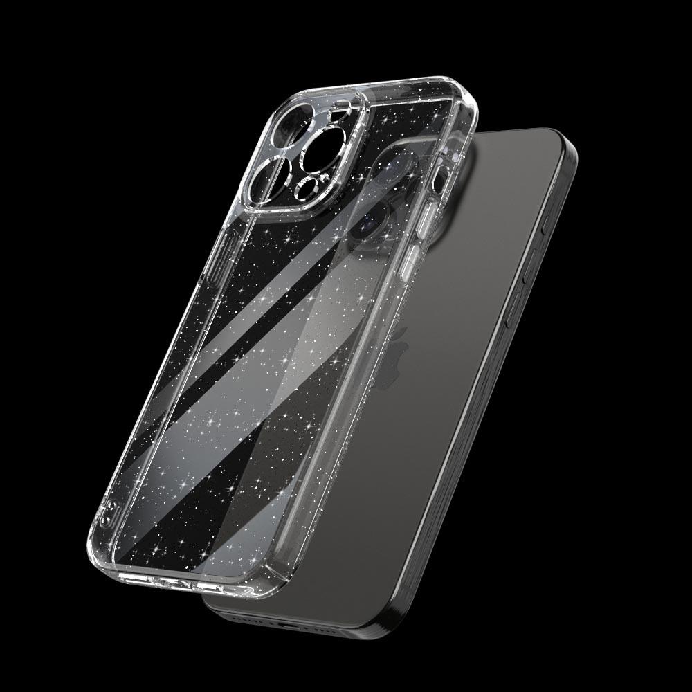 Disponible: Coque de téléphone ultra-fine à paillettes pour 17 Pro Max, 16 Pro, 15/14. Doux, Élégant, Résistant à l'usure.