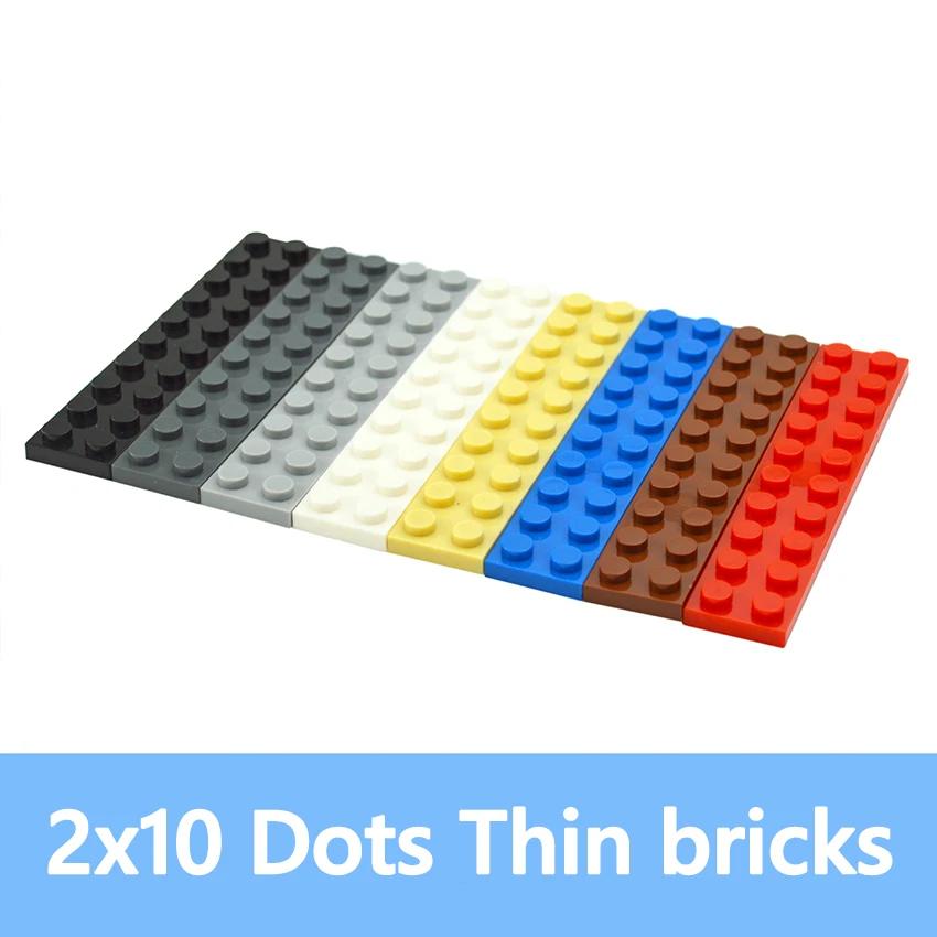 Size 2x10 Dots 36PCS DIY Building Blocks 2*10 Dots Thin Figures Bricks Compatible With 3832 Educational Creative Toys for Kids