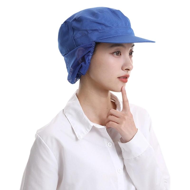 Stylish Kitchen Cap Keep Hair Neat Adjustable Elastic Chefs Hat Working Cap