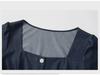 [In Stock] Plus Size Women's Retro Denim-Look Top & Wide-Leg Pants Summer Slimming Set 6160