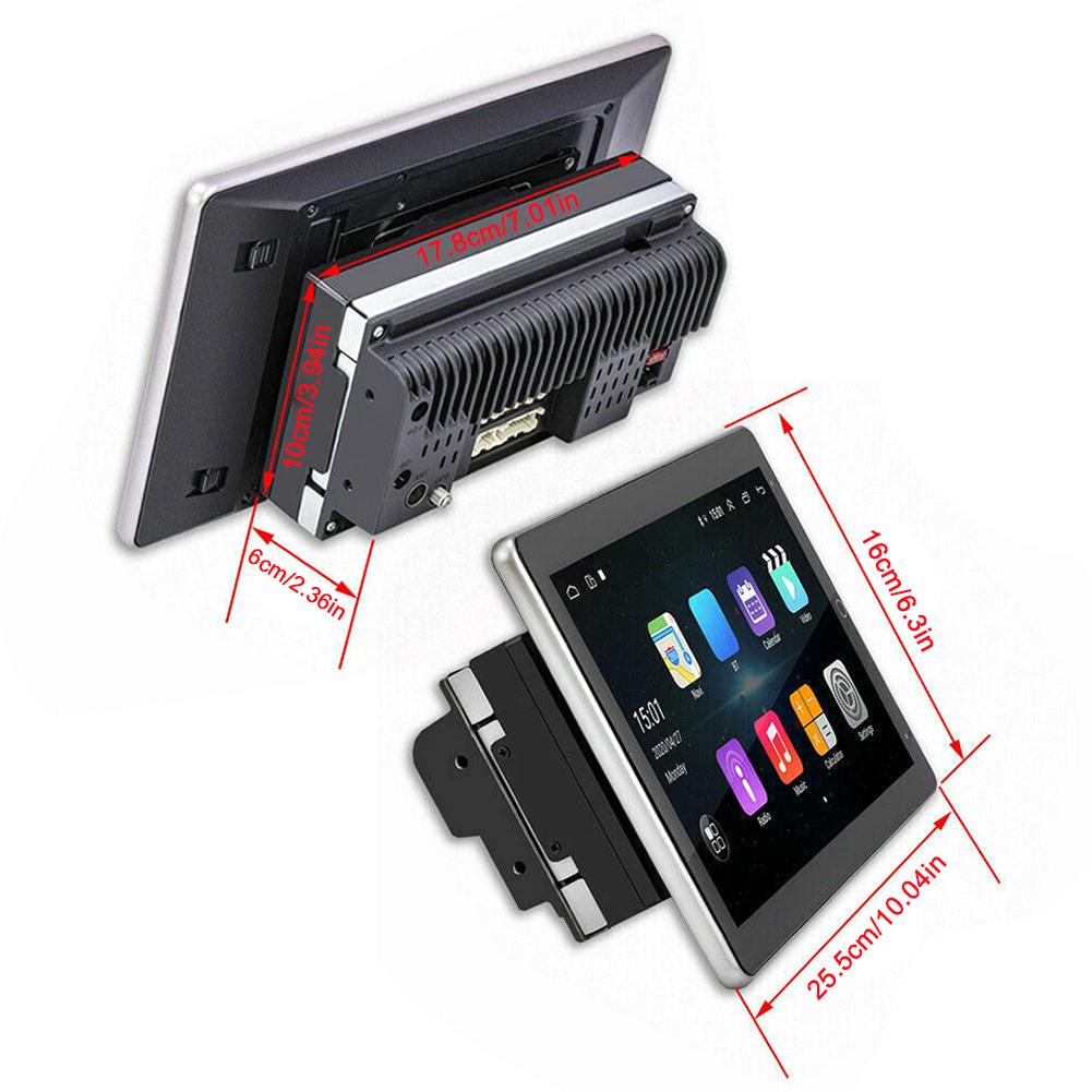 10.1 Inch Double Din Car Radio Wireless CarPlay Android Auto Multimedia Player with GPS WiFi BT FM Radio Android 13 for Car