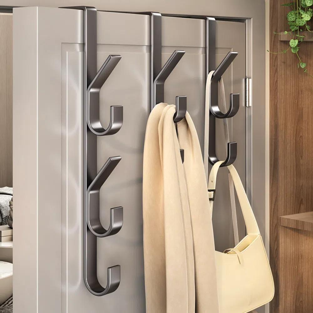 Door Back Type Door Hanging Hook Over The Door Handbag Storage Rack Quality Hat Coat Hanger  Home