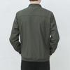 Spring and Autumn Seasons Thin Fashion Standing Collar Casual Loose Simple Solid Color Men's Long Sleeve Workwear Jacket