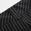 Vintage Pinstripe Contrast Color Flare Pants Women High Waist Slim Fit Y2K Streetwear Bell Bottom Trousers