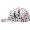 Unisex Hip-hop čepice s potiskem pokerových karet Jaro Podzim Venkovní Nastavitelné Ležérní Baseballové čepice Ochrana proti slunci Sportovní čepice