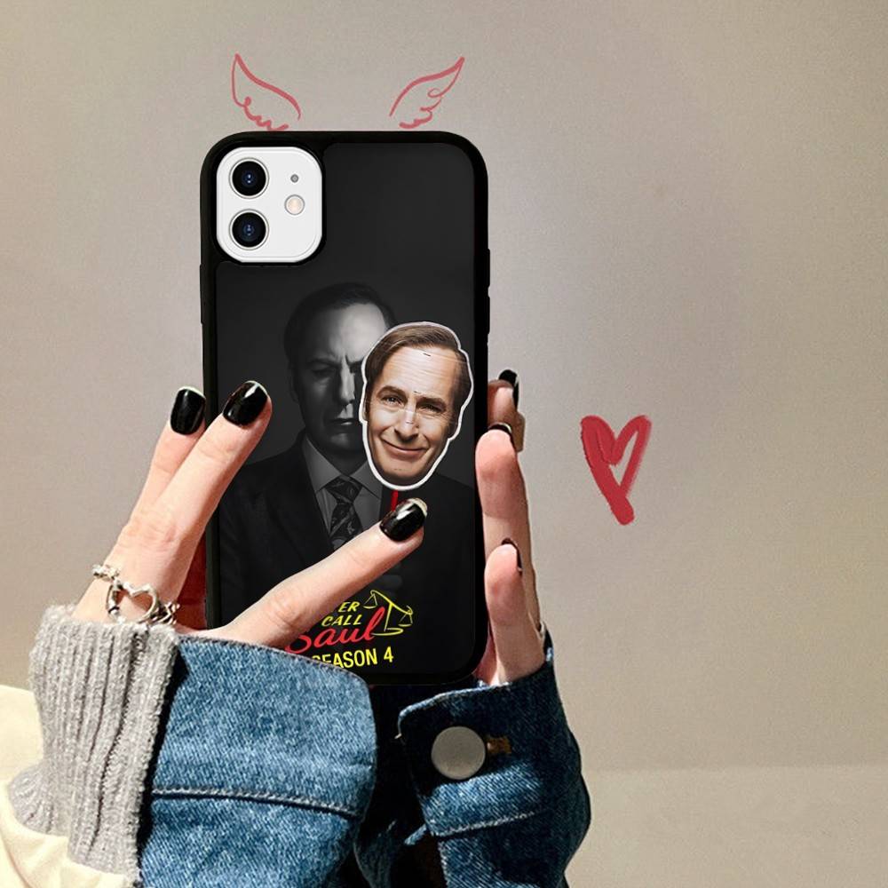 

Чехол для телефона B-Better Call Saul для iPhone 17 16 Pro Max 11 12 13 14 15 Жесткий PC+TPU Подставка Задняя крышка iPhone 15 pro