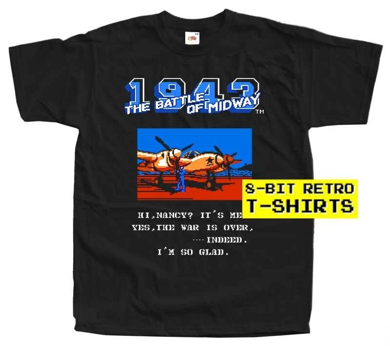 1943 The Battle of Midway END V2 NES GAME MEN T SHIRT All sizes S-5XL 100%COTTON L