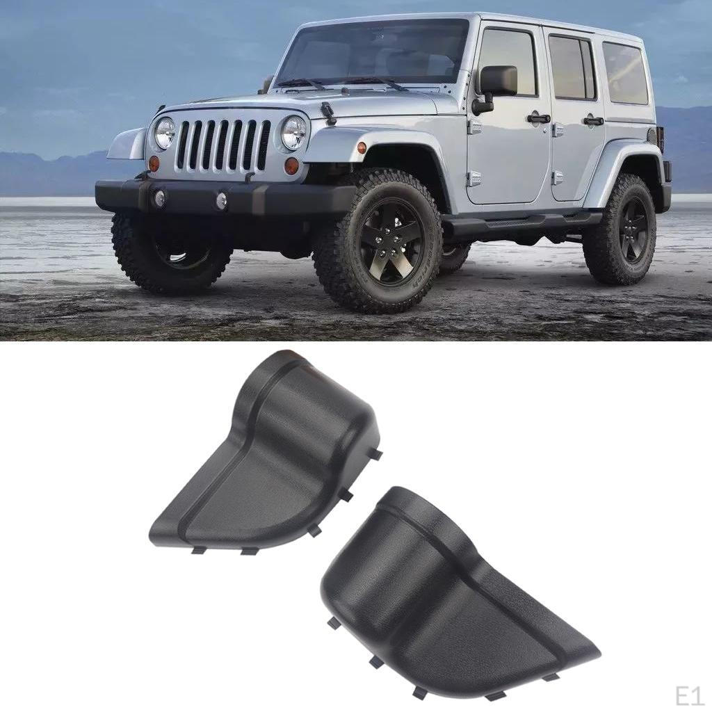 2 Packs Front Door Parts Plastic Storage Box Insert Tray Organizer Fit for Jku 2/4Door 11-2018