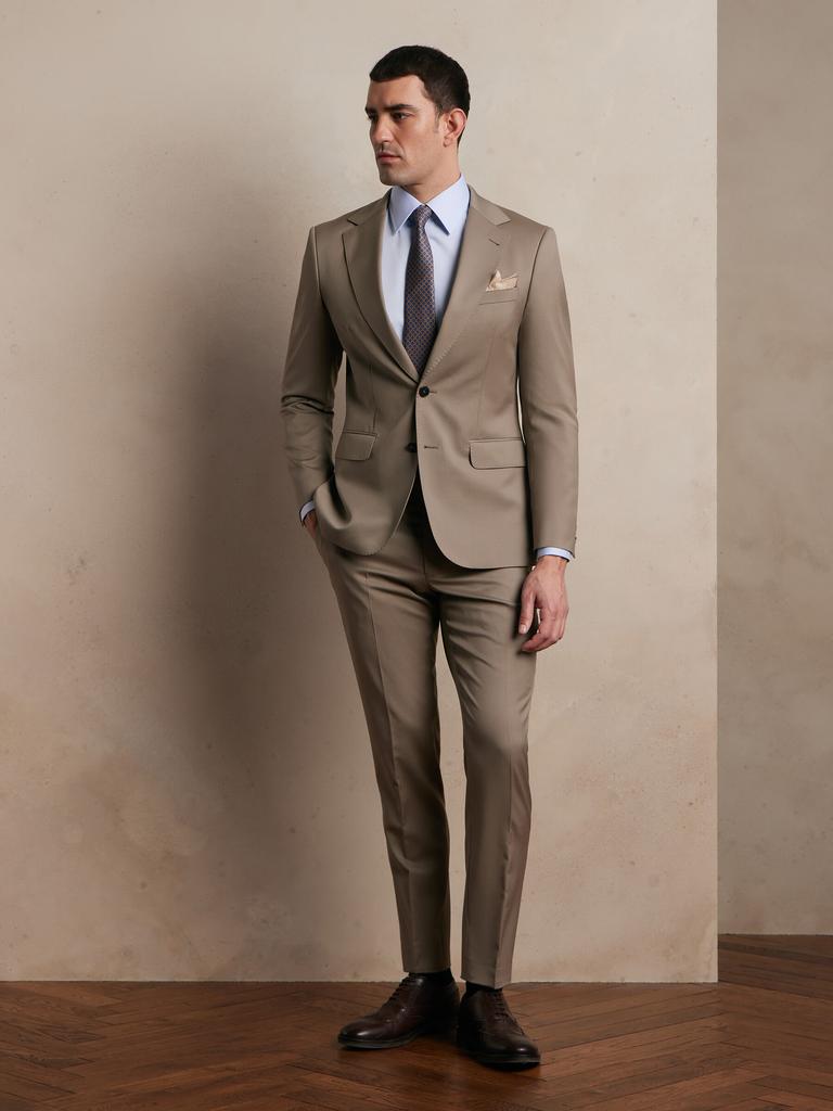 Beige Palermo Suit Jacket - Mix And Match 182/112