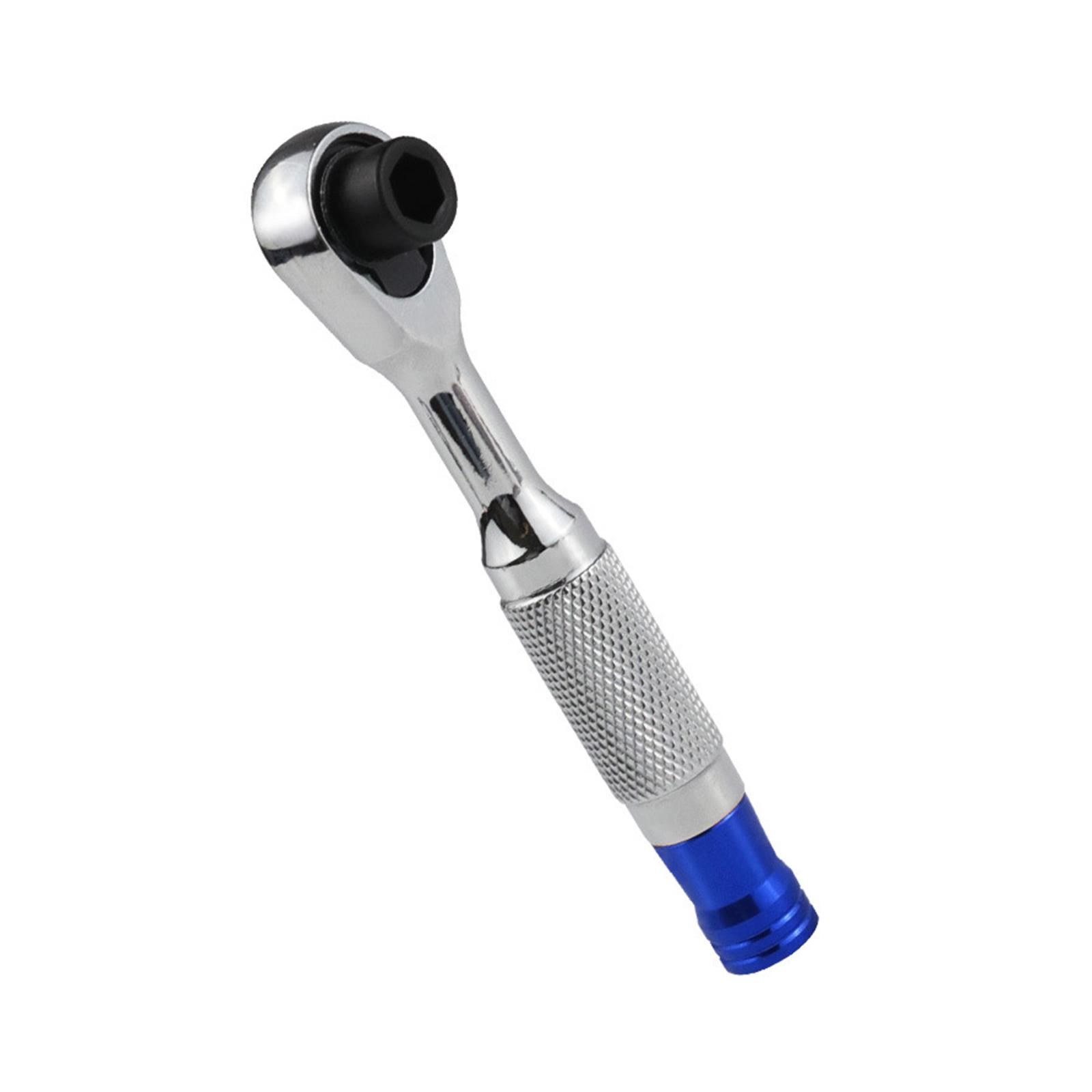 

72 Tooth Reversible Ratcheting Handle Wrench Quick Releasing Socket Wrench Socket Adapter Extension Automotive 1