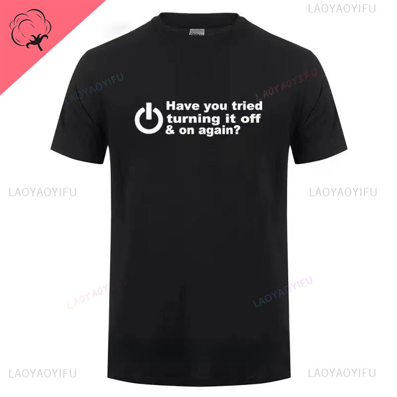 Men TShirt !False It's Funny Because It's True Programming Joking T-Shirt Humor Birthday Gifts for Hombre Boyfriend Best Tee