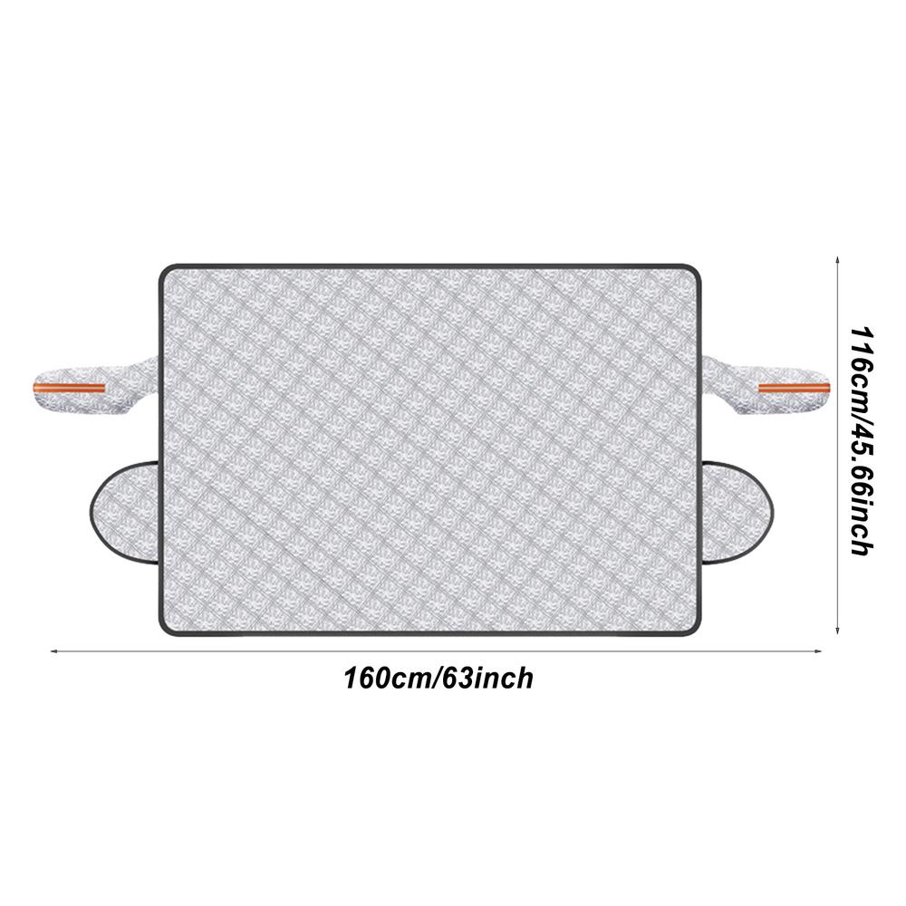 For Car Snow Cover For Car Windshield Cover For Snow & Ice Reflective Ice Removal Sunshade Mirrors Winter Protectors For Car Mpv