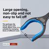 Multi functional folding garbage clip, thickened aluminum alloy long handle picker, household outdoor household garbage clip.