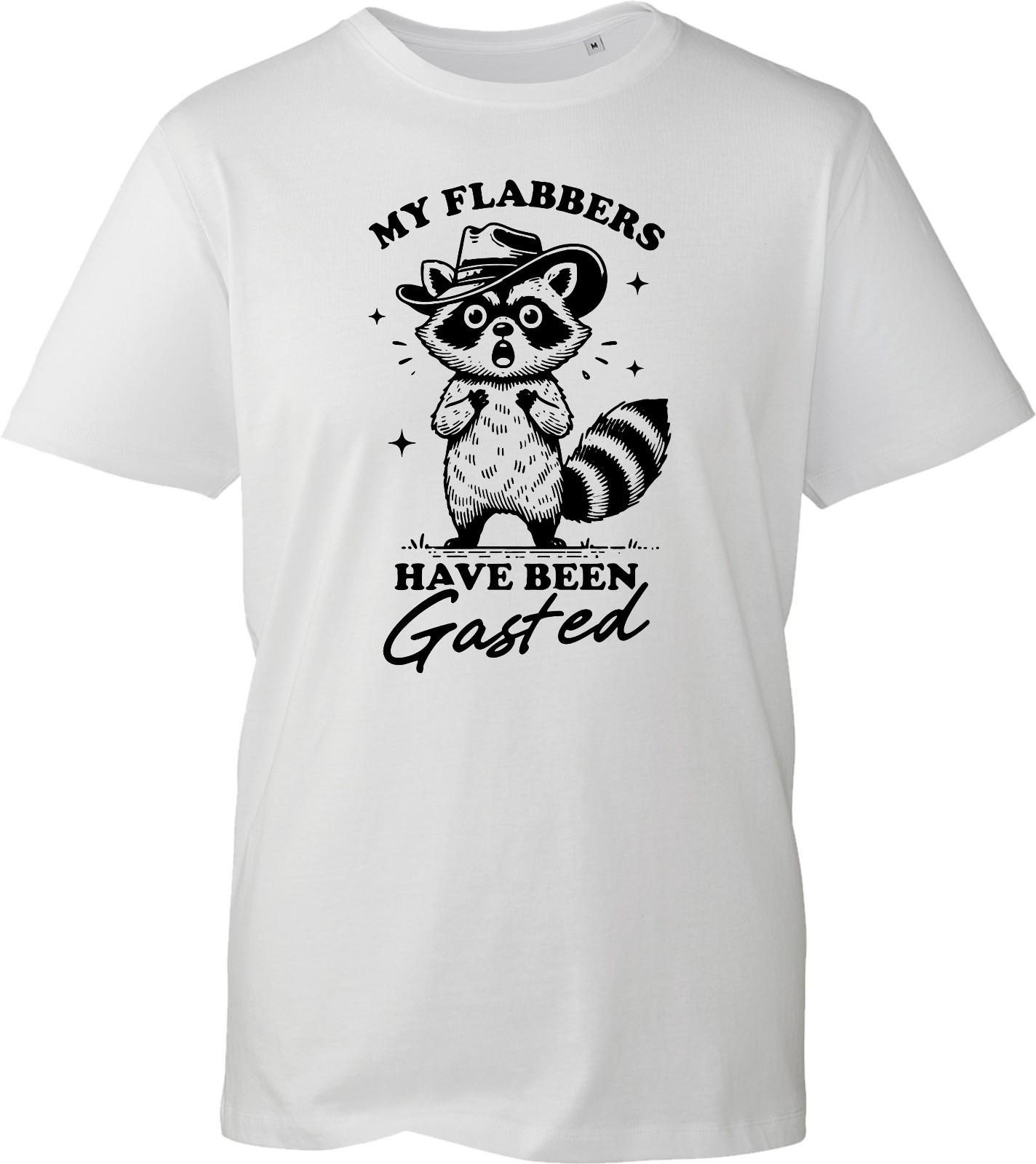 Flabbergasted Raccoon T-Shirt Funny British Humour Birthday Gift For Him Her UK S
