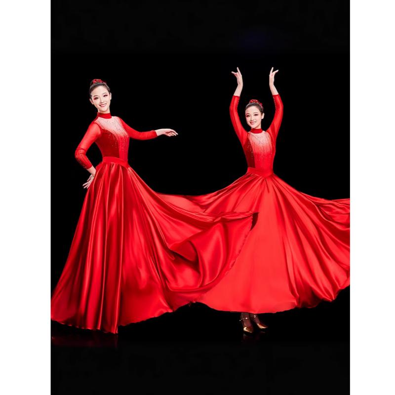 Moderne Dans Performance Jurk voor Dames