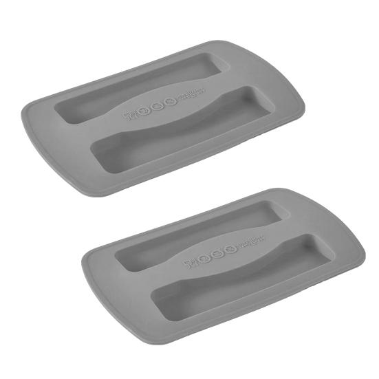 2 stk Silikon Brødrister Deksler Brød Maskin Deksel Vaskbart lokk Kjøkkenapparat Deksler for 2-Slice Brødrister Støvbeskyttelse Enkel håndtering