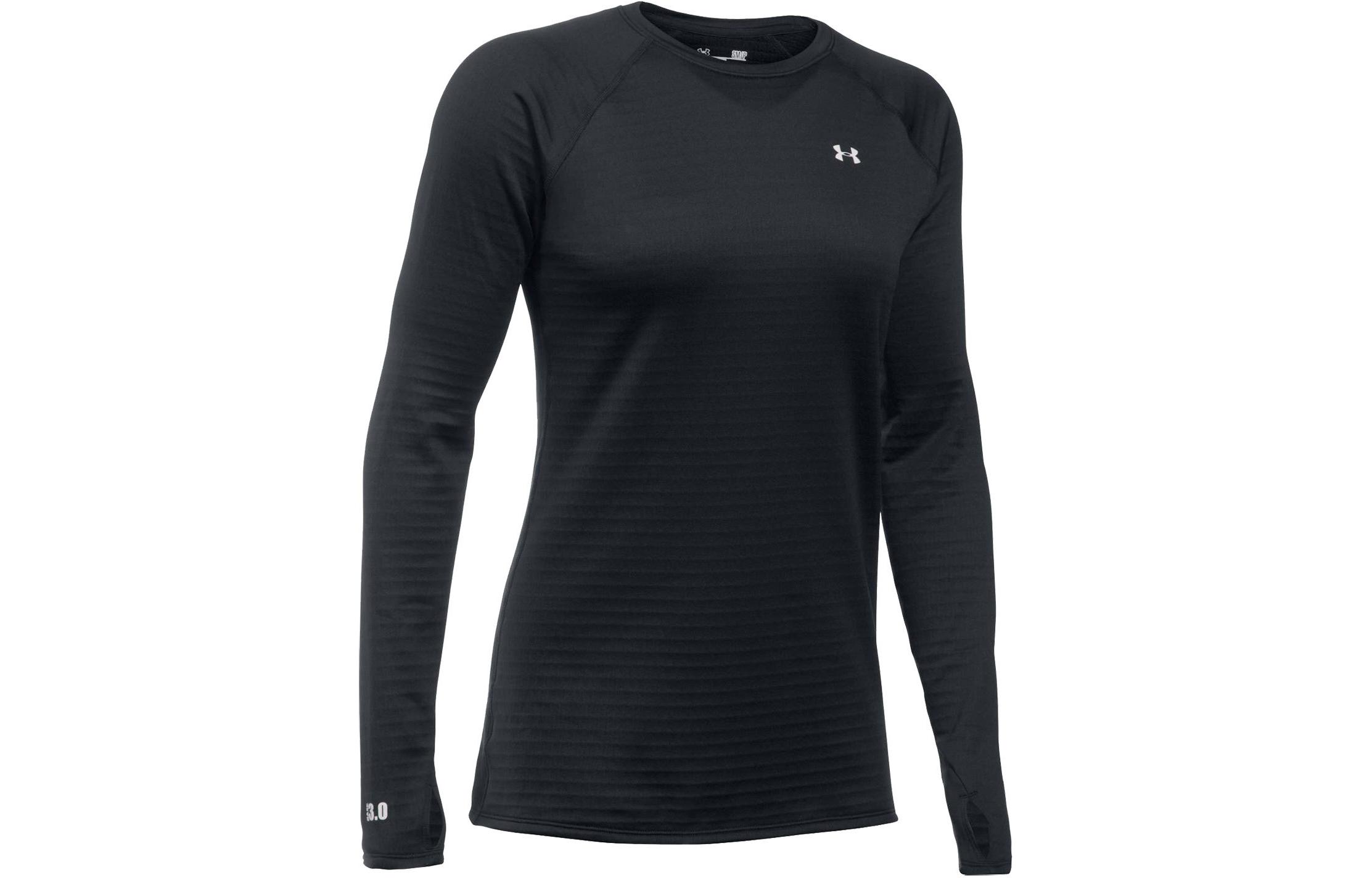 Under Armour Raglan Sleeve T Shirt Women s Black 1280941-001 L