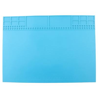 Heatresistant Phone Computer Maintenance Platform Heat Insulation Pad Mat Light Blue
