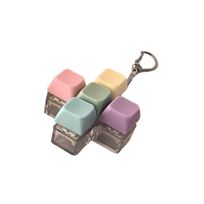 

Механическая клавиатура с 1/4/5/9 клавишами, тестер осей, кнопочный колпачок, брелок для ключей, брелок для ключей, игрушечная клавиатура с пальцами, игрушечные колпачки A3