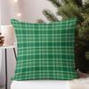 Festive Atmosphere Pattern Square Polyester Pillowcase, Sofa Living Room Decorative Cushion Cover, Bedroom Bedside Pillow Cover