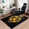 Borussia Dortmund Printed Carpet, for Office Chair Living Room Bedroom Kitchen Room Decor Gifts.