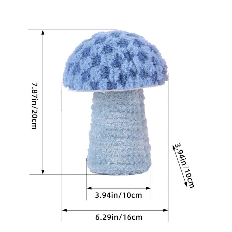 Plush Mushroom for Festive Thanksgiving Halloween Mantelpiece Embellishments for Halloween Autumn Home Garden Decors