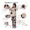 [Cailin Kailun] Women's Pajamas, Top and Bottom Set, Stretchable, Comfortable, Skin-friendly Room Wear, Round Neck, Long Sleeves, Cute, Stylish,