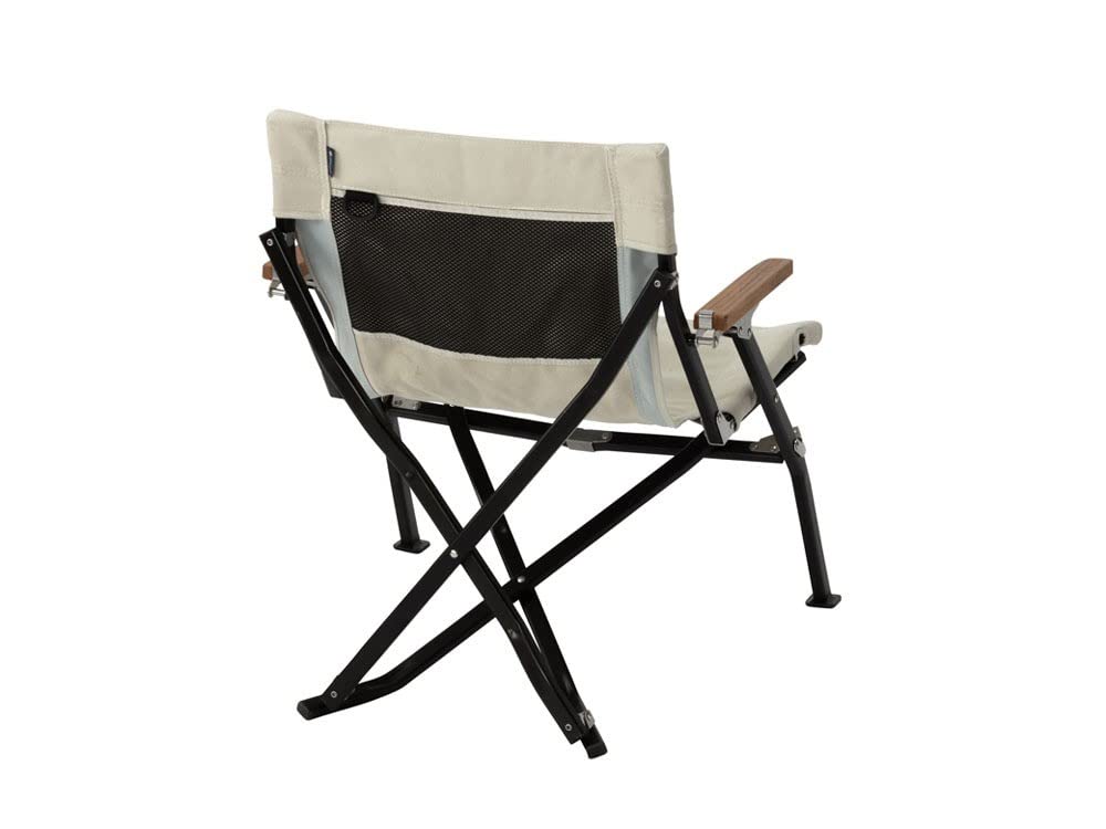Snow Peak Chair Low Chair 30 Short Ivory Folding Camping Outdoor LV-093IV